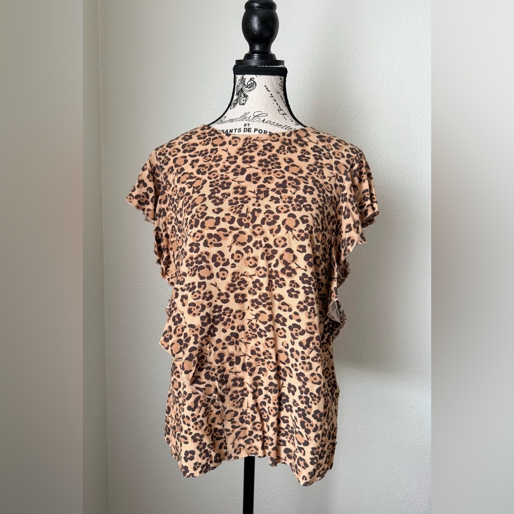 Express Leopard Print Women's Top